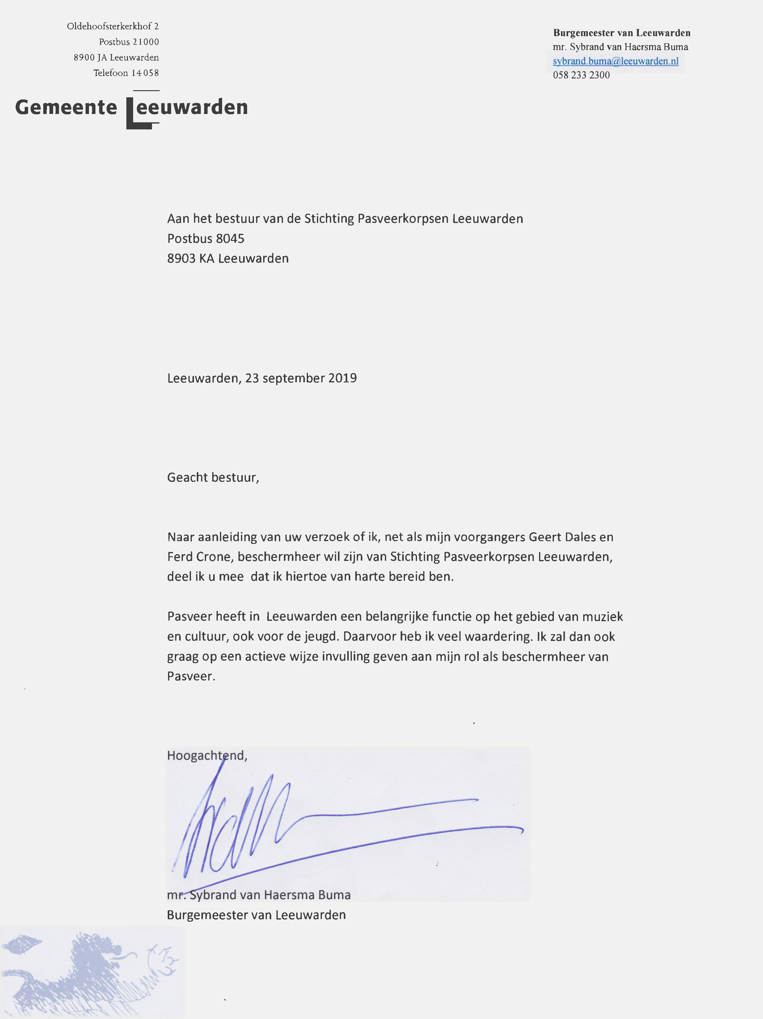 02 - Brief Burgemeester Buma